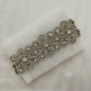 Child Of Wild Elizabethan Rhinestone Flower Choker